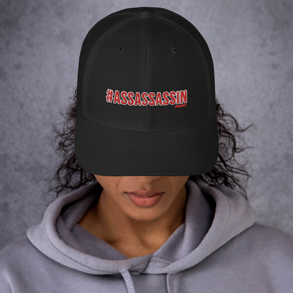 $ASSASSASSIN QueerTeez They/Them Trucker Cap