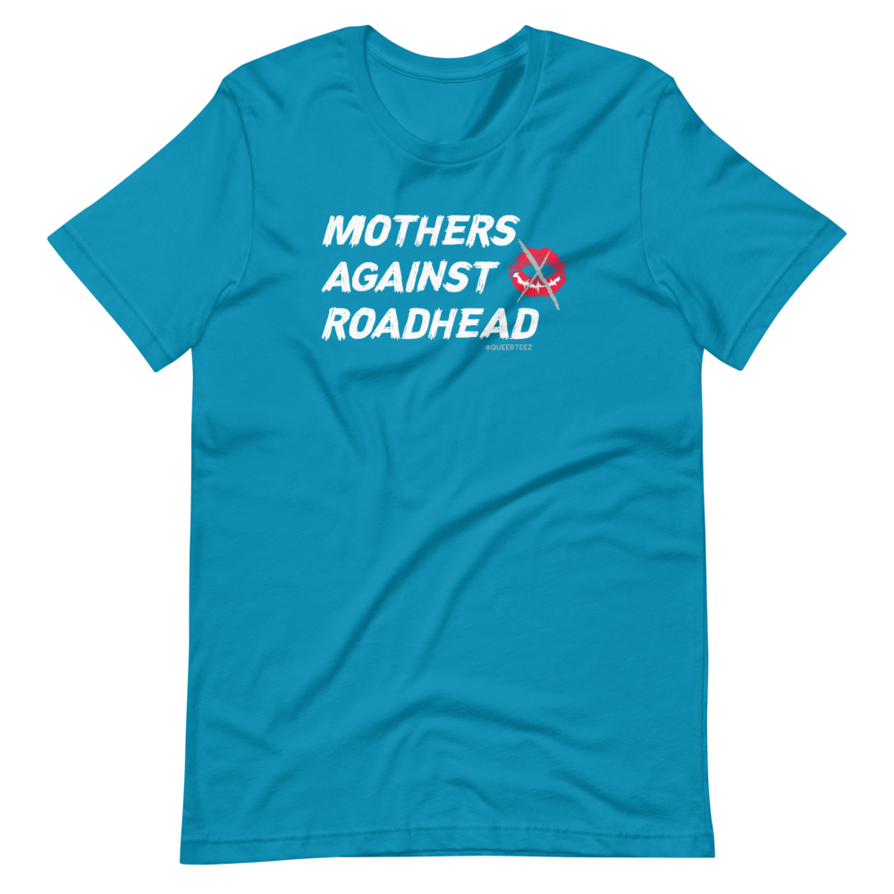 Mothers Against Roadhead QueerTeez He/Him Short-Sleeve T-Shirt