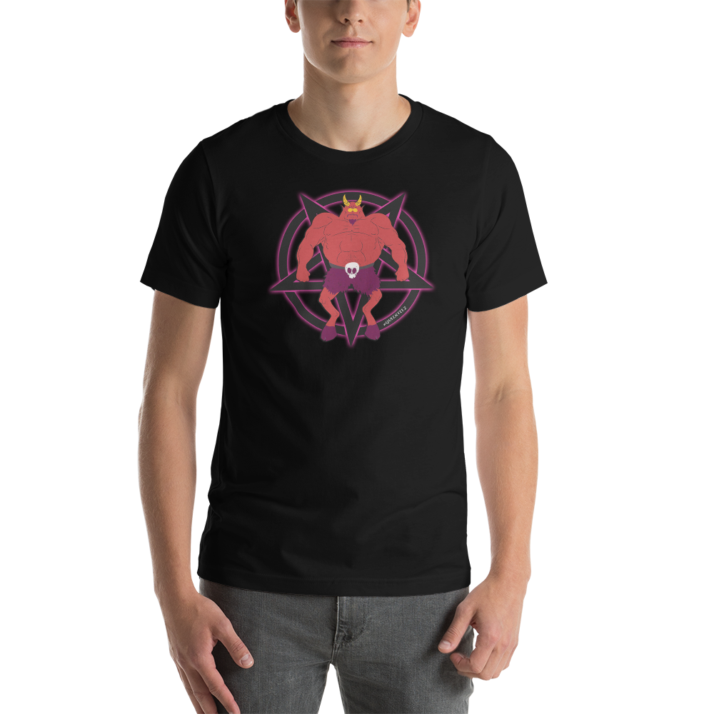 Hail Queer Satan! QueerTeez Short-Sleeve He/Him T-Shirt