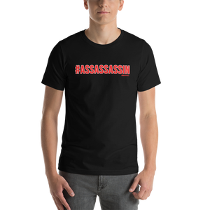 #ASSASSASSIN QueerTeez He/Him Short-Sleeve T-Shirt