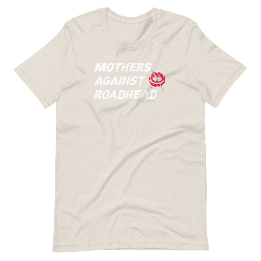 Mothers Against Roadhead QueerTeez He/Him Short-Sleeve T-Shirt