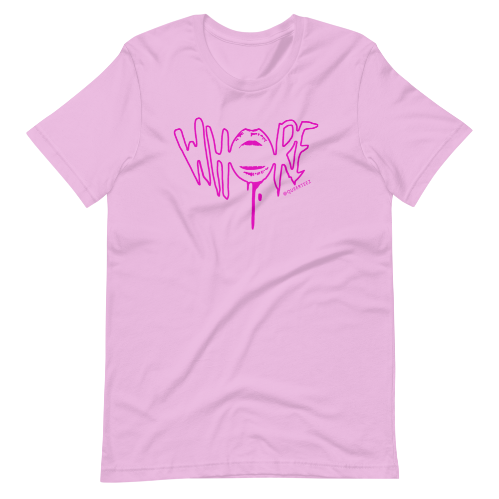 Pink Whore QueerTeez He/Him Short-Sleeve T-Shirt