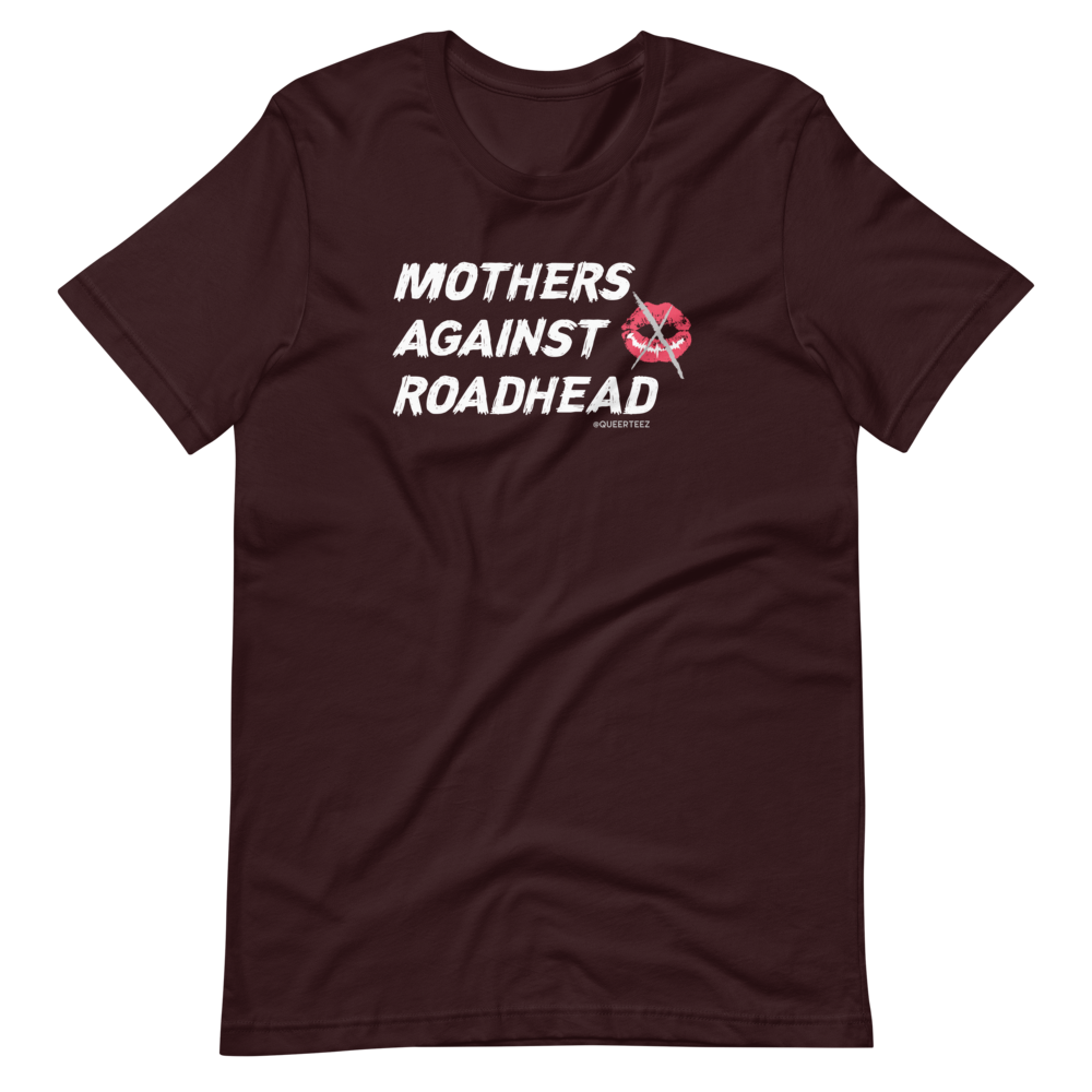 Mothers Against Roadhead QueerTeez He/Him Short-Sleeve T-Shirt