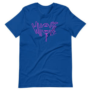 Pink Whore QueerTeez He/Him Short-Sleeve T-Shirt