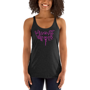 Pink Whore QueerTeez She/Her Racerback Tank