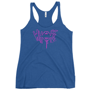 Pink Whore QueerTeez She/Her Racerback Tank