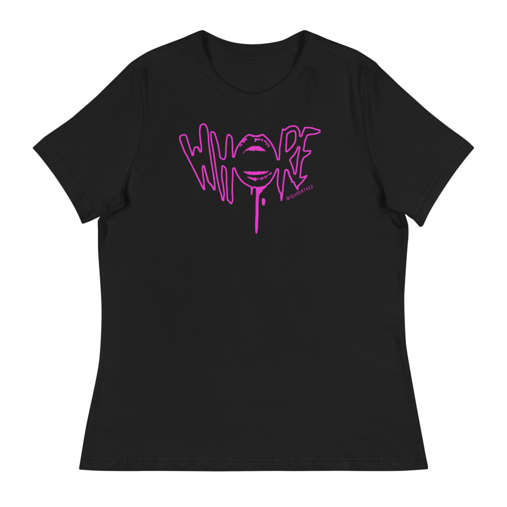 Pink Whore QueerTeez She/Her Relaxed T-Shirt