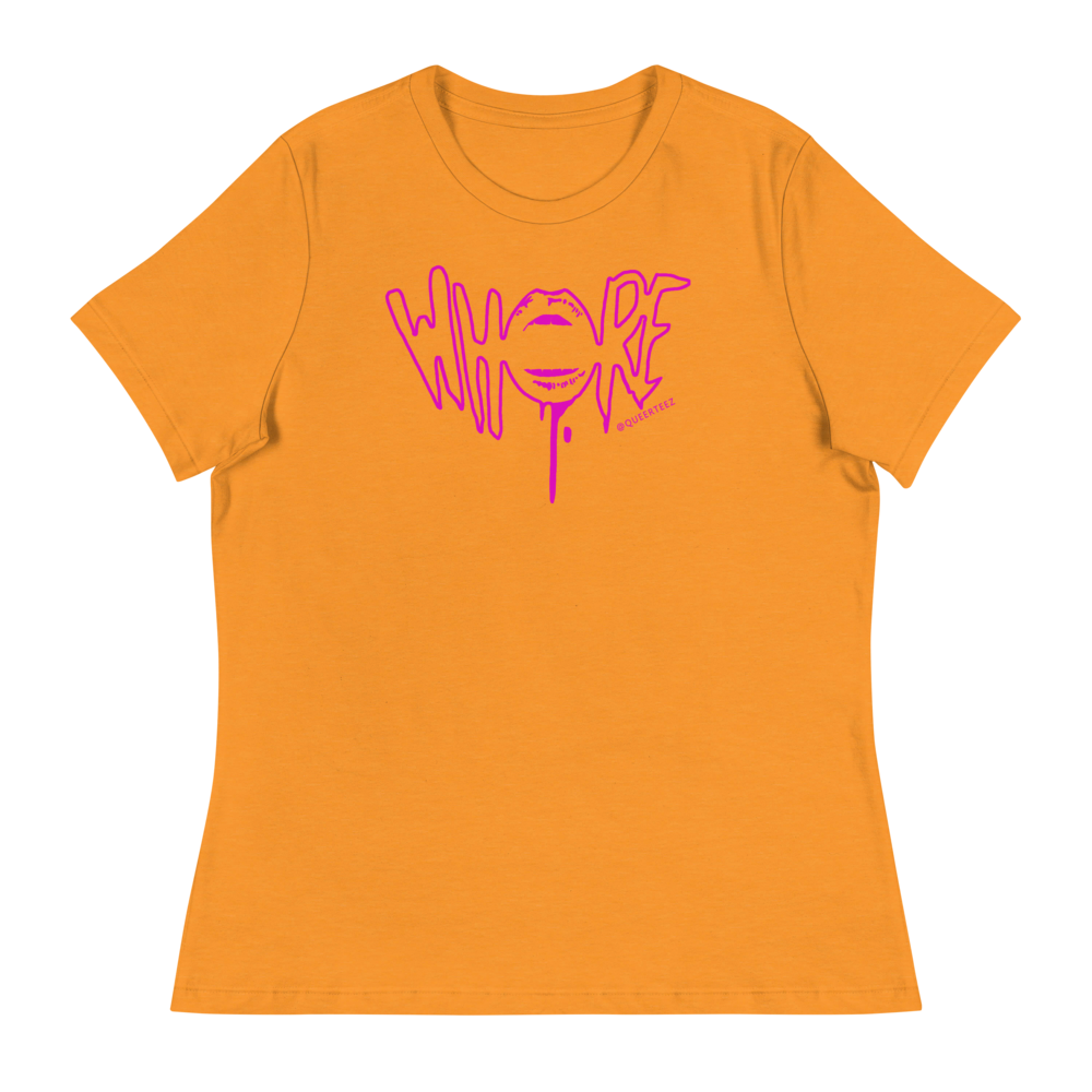 Pink Whore QueerTeez She/Her Relaxed T-Shirt