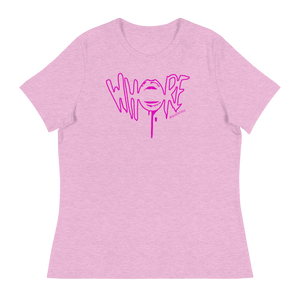 Pink Whore QueerTeez She/Her Relaxed T-Shirt